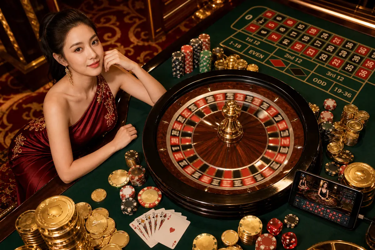 yomammk အွန်လိုင်းကာစီနို Live Dealer